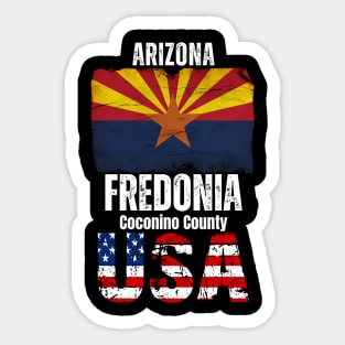 Fredonia Arizona AR Coconino County Souvenir Sticker